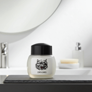 szampon hotelowy z własnym logo pet 25ml – czarna nasadka