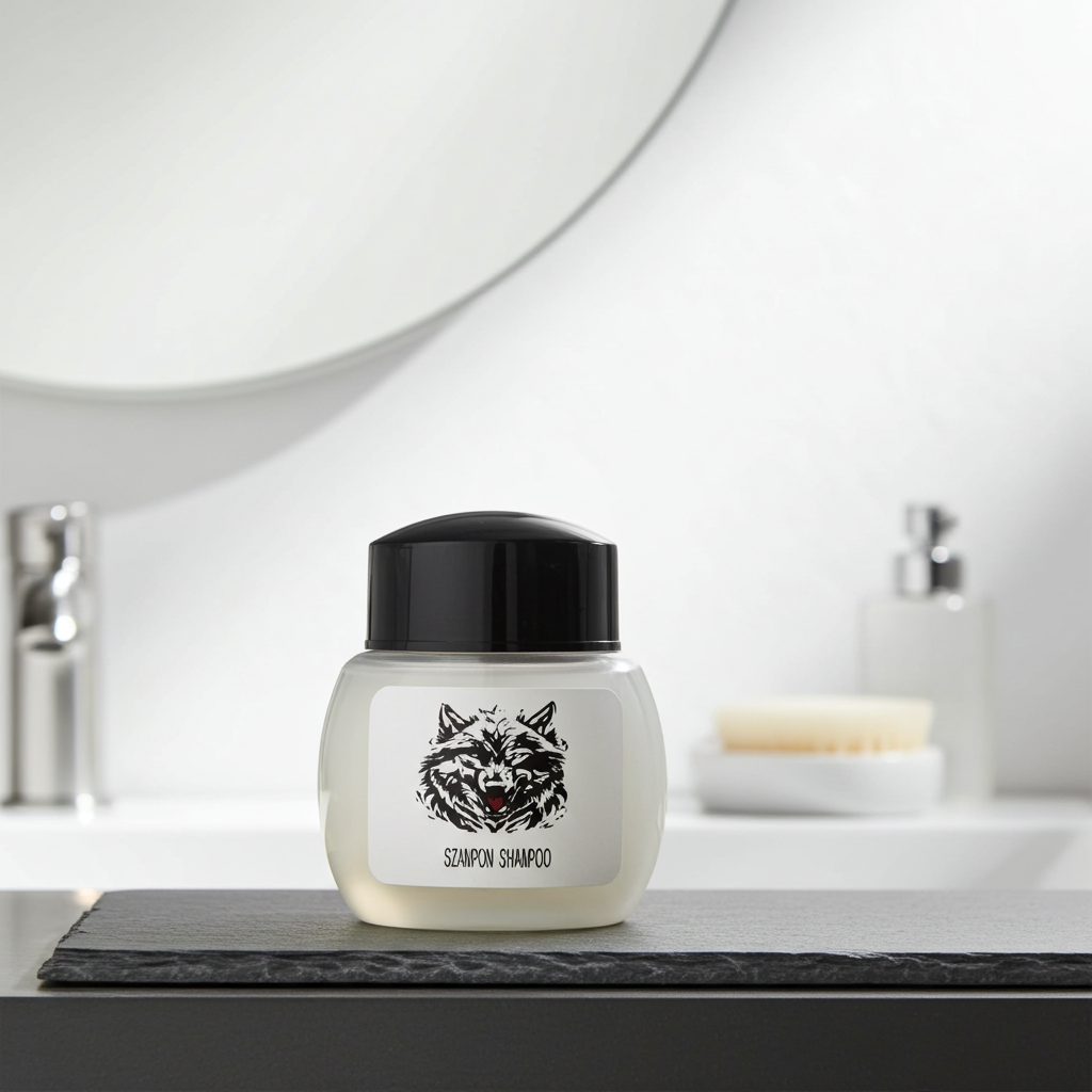 szampon hotelowy z własnym logo pet 25ml – czarna nasadka szampon hotelowy z własnym logo pet 25ml – czarna nasadka