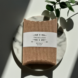 Home mydło w kartoniku fala z białą etykietą